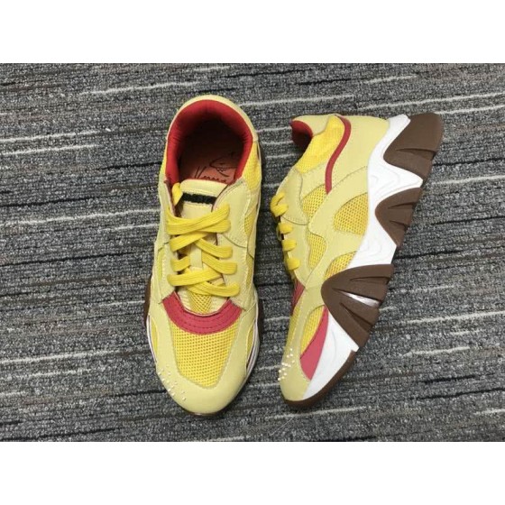 Versace Sneakers High Quality Yellow White Coffee  Men Women
