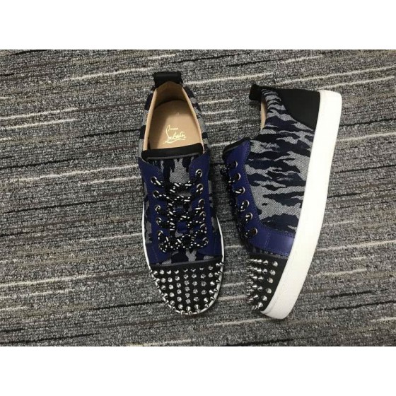 Christian Louboutin Sneakers Low Top Rivets Black Men Women