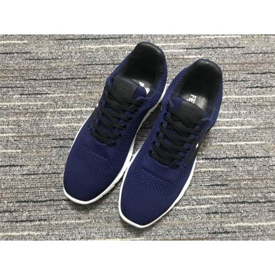 Fendi Sneakers Navy Blue White And Black Men Women