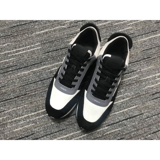 Fendi Sneakers Black White Grey And Coffee Men Women