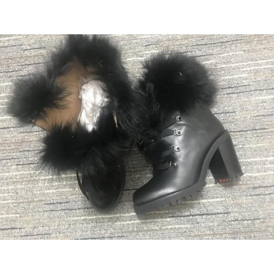 Christian Louboutin Boots High Heels Black Women