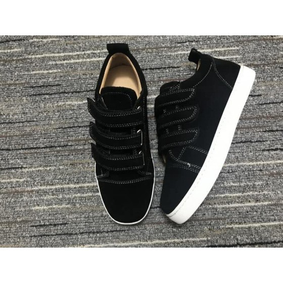 Christian Louboutin Sneakers Low Top Black Red White Men Women