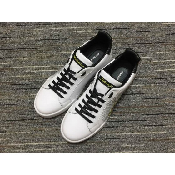 Dolce&Gabbana Portofino Sneakers White Grey Men Women