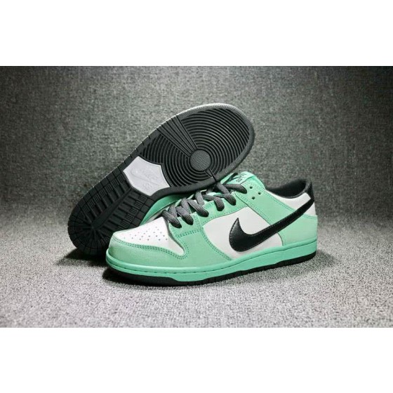 Nike Dunk SB Women Men White Green Shoes 