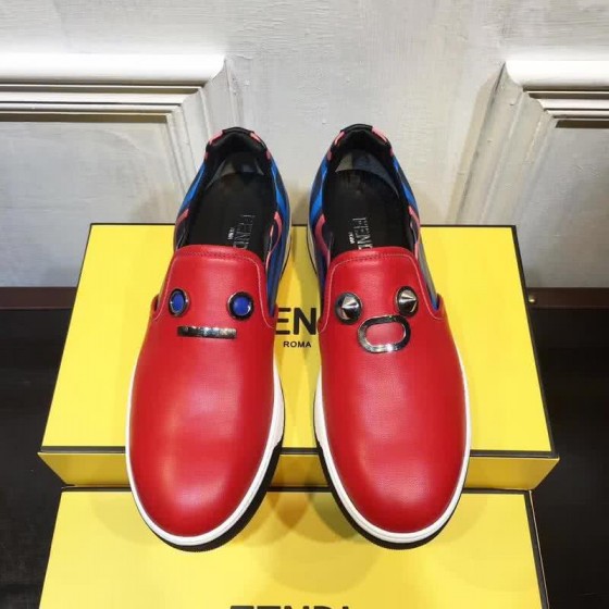 Fendi Slip-on Red Blue Black White Men