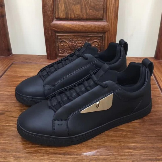 Fendi Slip-on Silver Monster Black Men