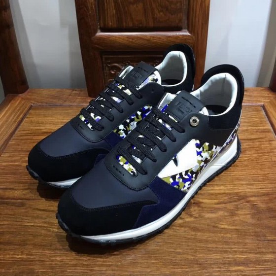 Fendi Sneakers Monster Black White Men