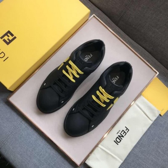 Fendi Sneakers Monster Black Yellow Men