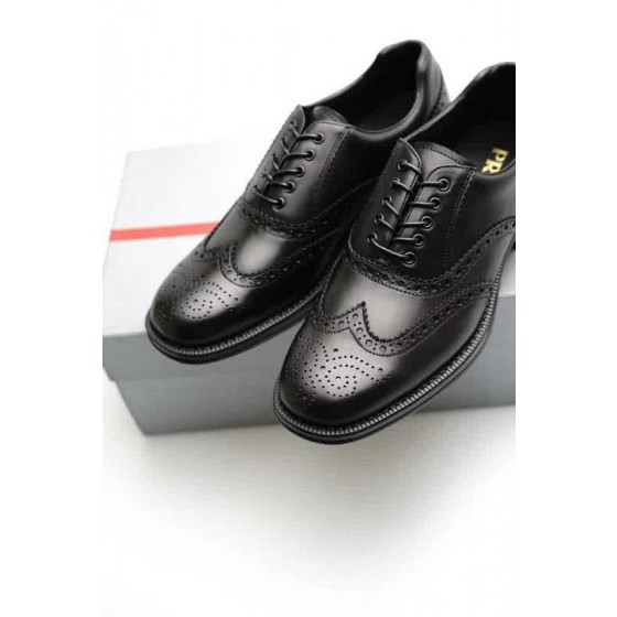 Fendi Lace-ups Calf Leather Carving All Black Men