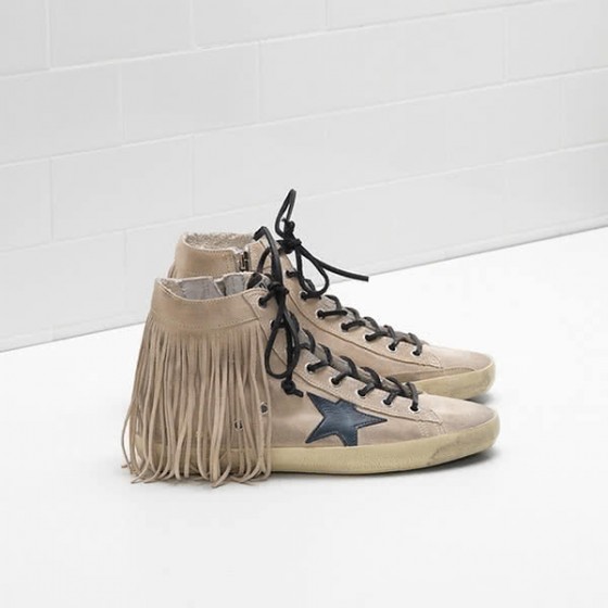 Golden Goose FRANCY Sneakers G32WS591.B25 Calf suede tongue insert Leather