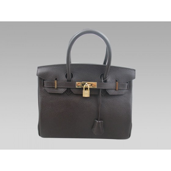 Hermes Birkin 30 Togo Leather Chocolate