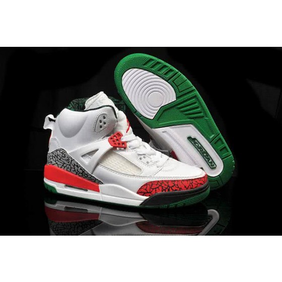Air Jordan 3 Shoes Green White And Red Women