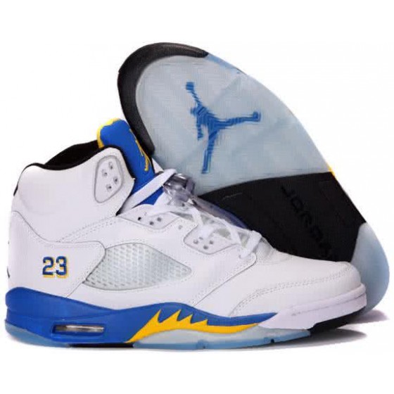 Air Jordan 5 Blue And White Men