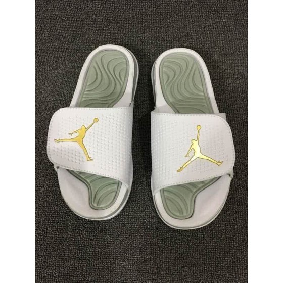 Air Jordan 5 White And Grey Slipper Men