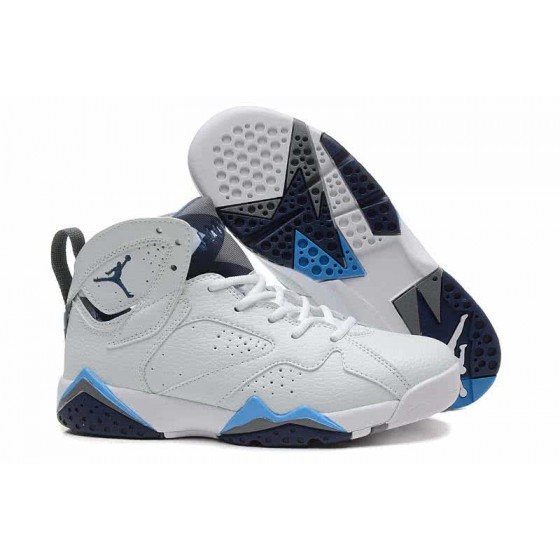 Air Jordan 7 White And Blue Women