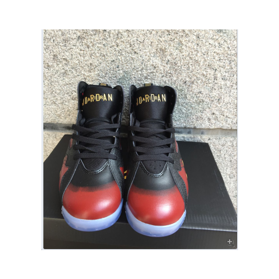 Air Jordan 7 Black Red Men