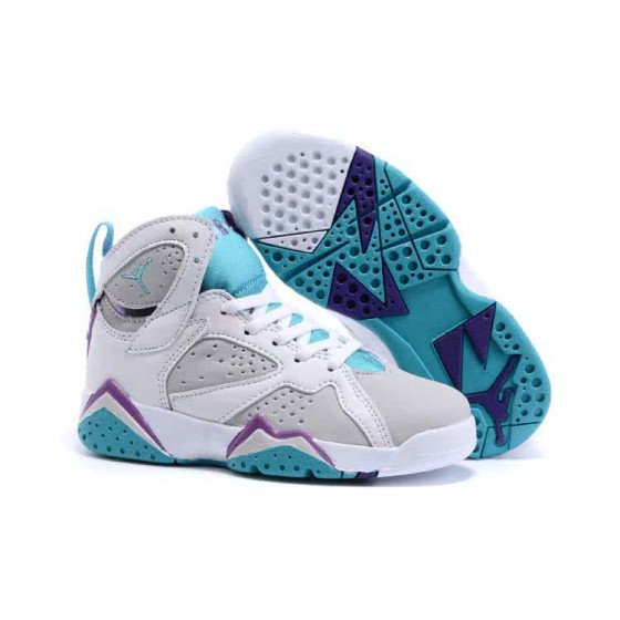 Air Jordan 7 Blue And White Children