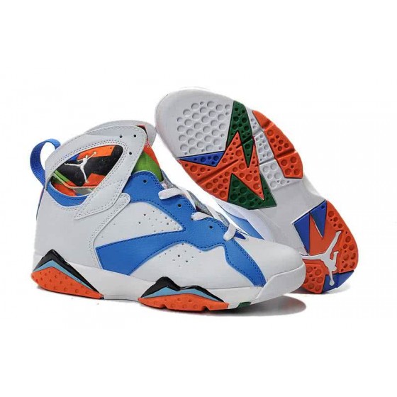 Air Jordan 7 White Red And Blue Men