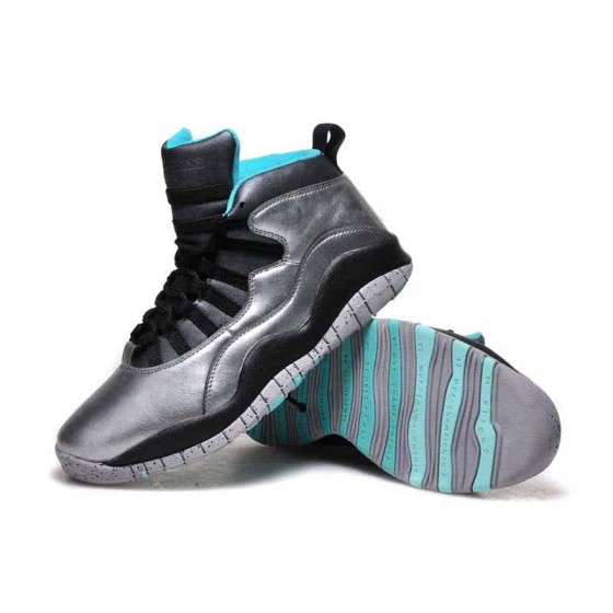 Air Jordan 10 Retro Lady Liberty Silver And Black Men