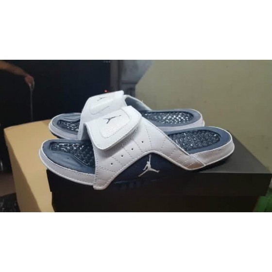 Air Jordan 12 Slippers Men White And Black