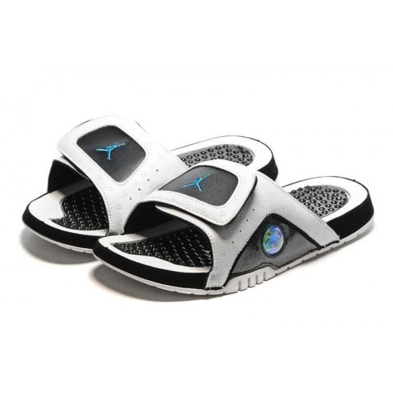 Air Jordan 13 Slippers Grey And White Men