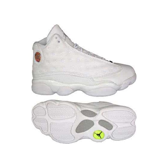 Air Jordan 13 All White Men