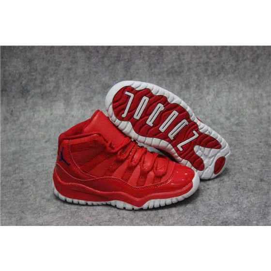 Air Jordan 11 Kids Red Upper