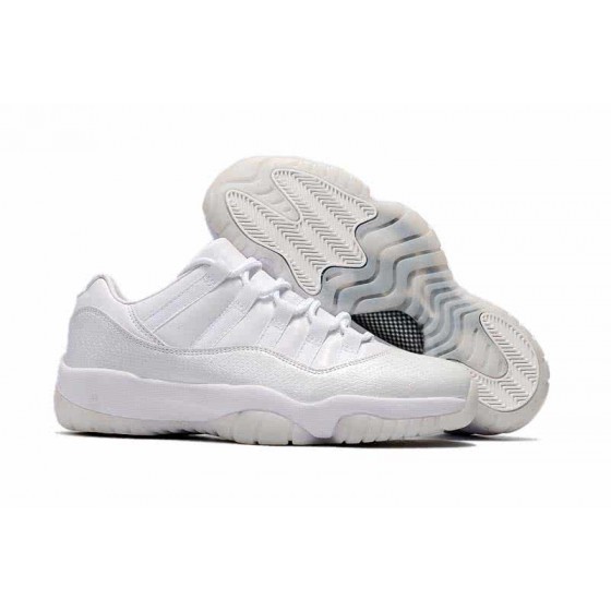 Air Jordan 11 All White Snakeskin Men
