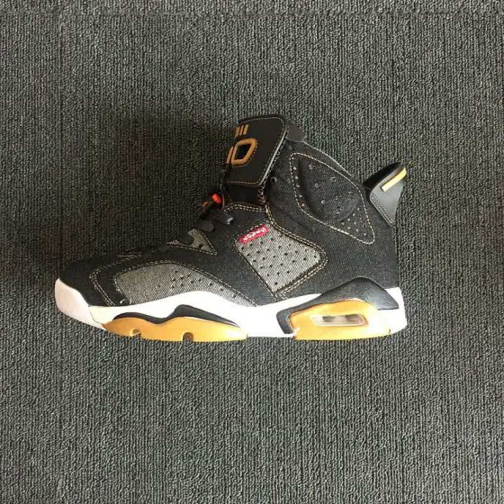 Levi’s x Air Jordan 6 Black And Brown