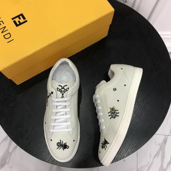 Fendi Sneakers Insects All White Men