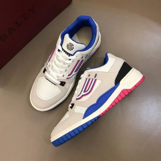 Bally Fashion Leather Sports Shoes Cowhide White Women/Men