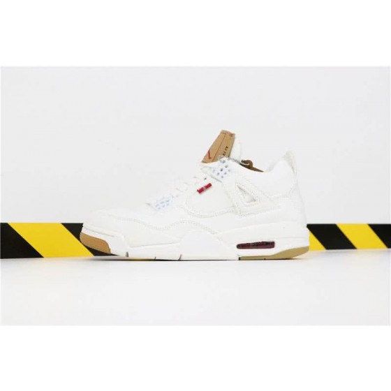 Levis x Air Jordan 4 White Men