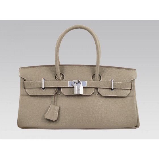 Hermes Birkin Jpg 42cm Togo Leather Gris Tourterelle