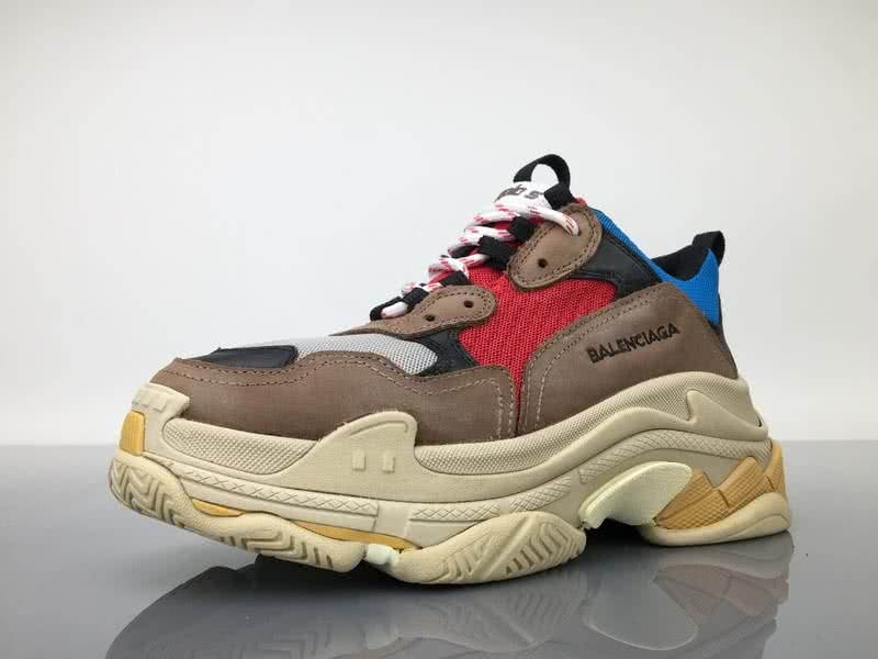 Balenciaga Triple S Brown and Red 4