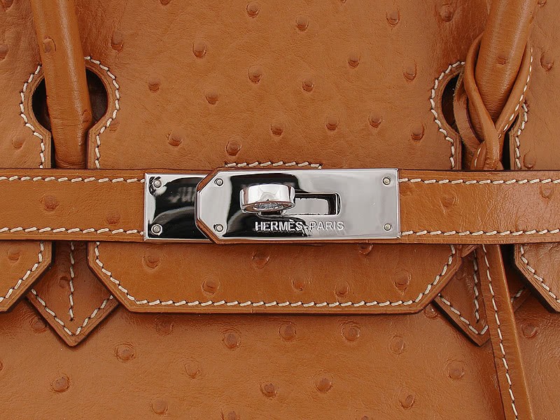 Hermes Birkin 35 Cm Ostrich Gold 9