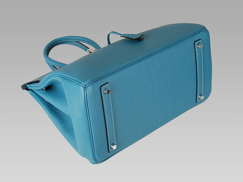 Hermes Birkin 35cm Togo Leather Blue 5