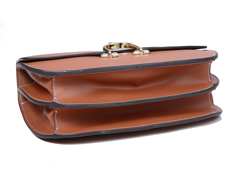 Hermes Stirrup Shoulder Bag Camel 5