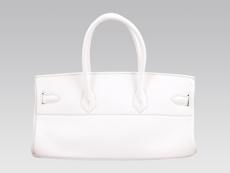 Hermes Birkin Jpg 42cm Clemence White 4