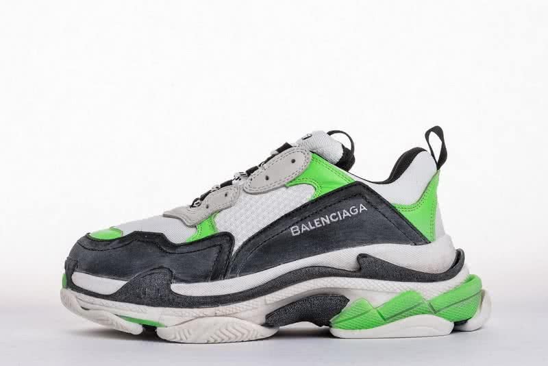 Balenciaga Triple S Retro Black and Green 10