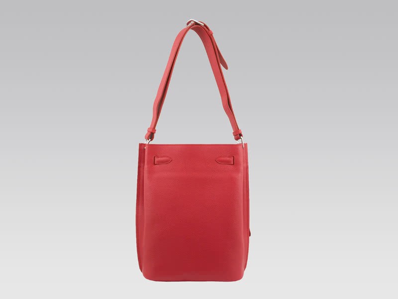Hermes So Kelly 22cm Clemence Red 4