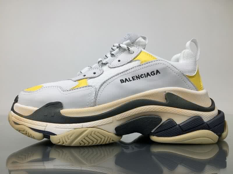Balenciaga Triple S White Yellow 2