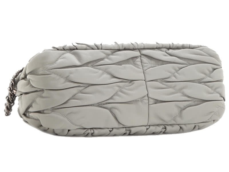 Miu Miu Matelasse Shoulder Bag Grey 5