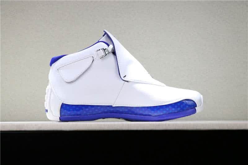Air Jordan 18 Sport Royal White And Blue Men 2