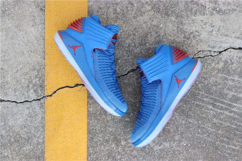 Air Jordan 32 Russ Blue Men 2