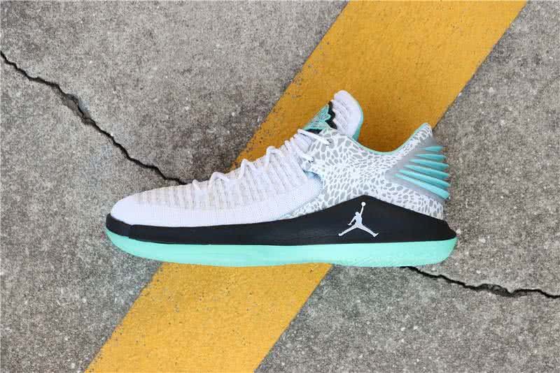 Air Jordan 32 Low Jade White And Blue Men 1