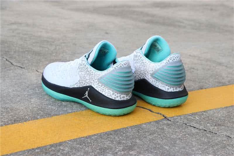 Air Jordan 32 Low Jade White And Blue Men 6