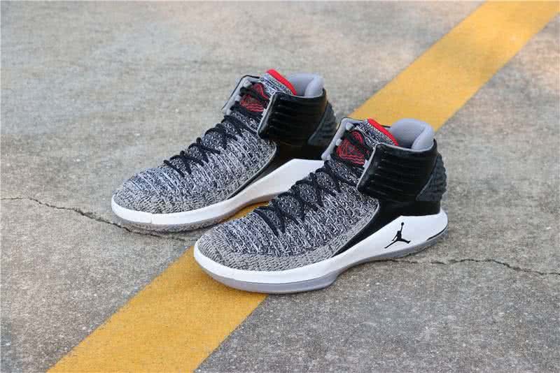 Air Jordan 32 MVP Grey And White Men 4