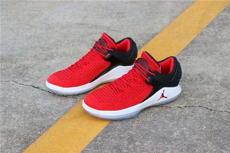 Air Jordan 32 Low Free Throw Line Red And Black Men 4