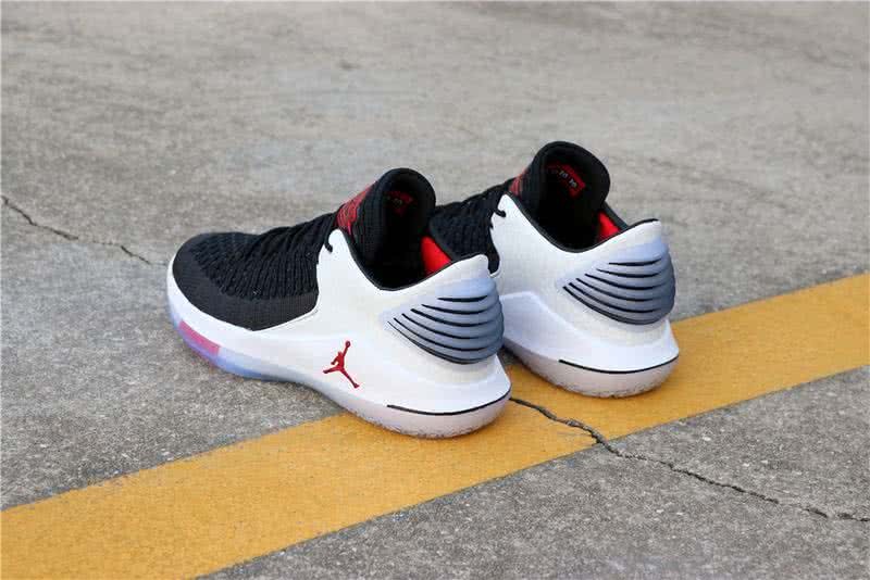 Air Jordan 32 Low Free Throw Line White And Black Men 6