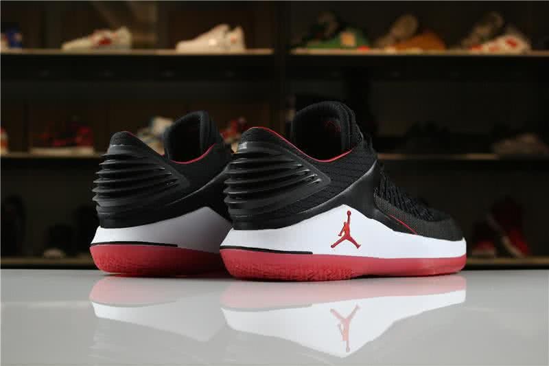 Air Jordan 32 Low Banned Black And Red Men 7